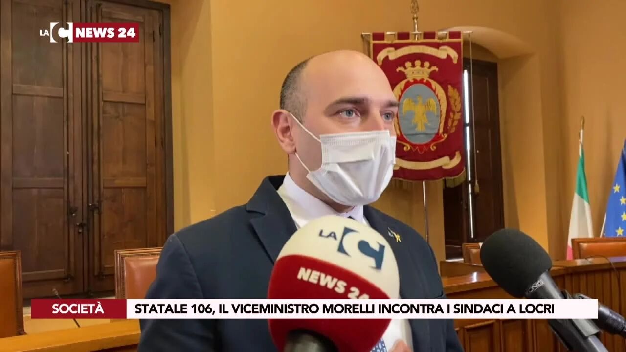 Statale 106, il viceministro Morelli incontra i sindaci a Locri