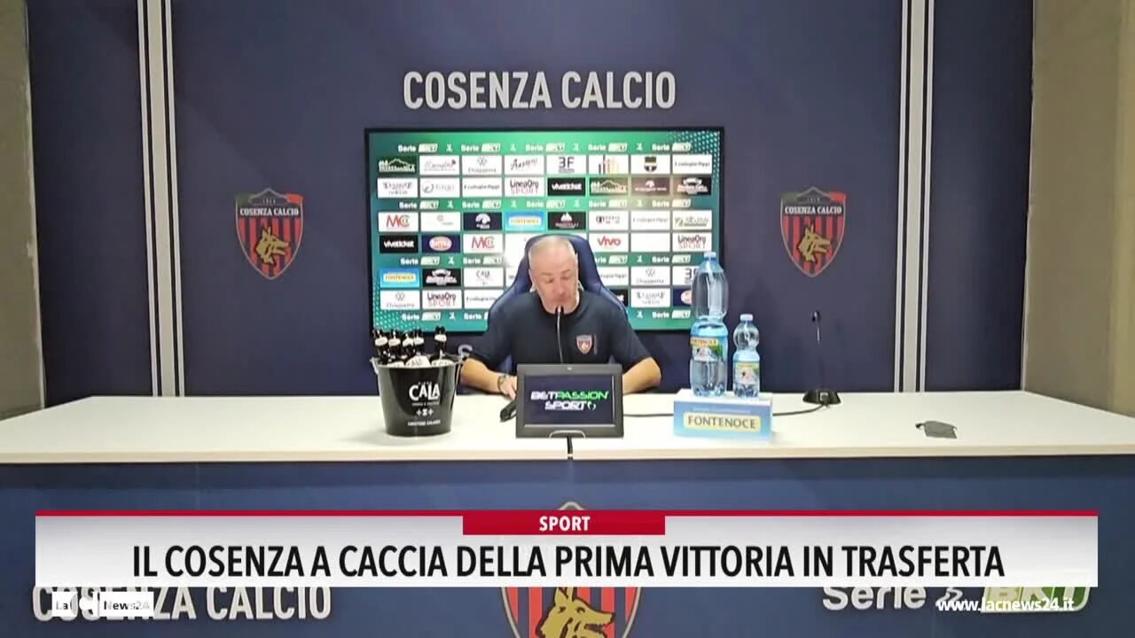 Il Cosenza a caccia della prima vittoria in trasferta