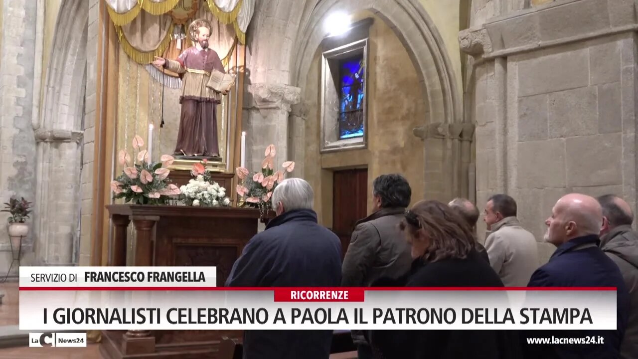 I giornalisti celebrano a Paola il patrono della stampa San Francesco di Sales