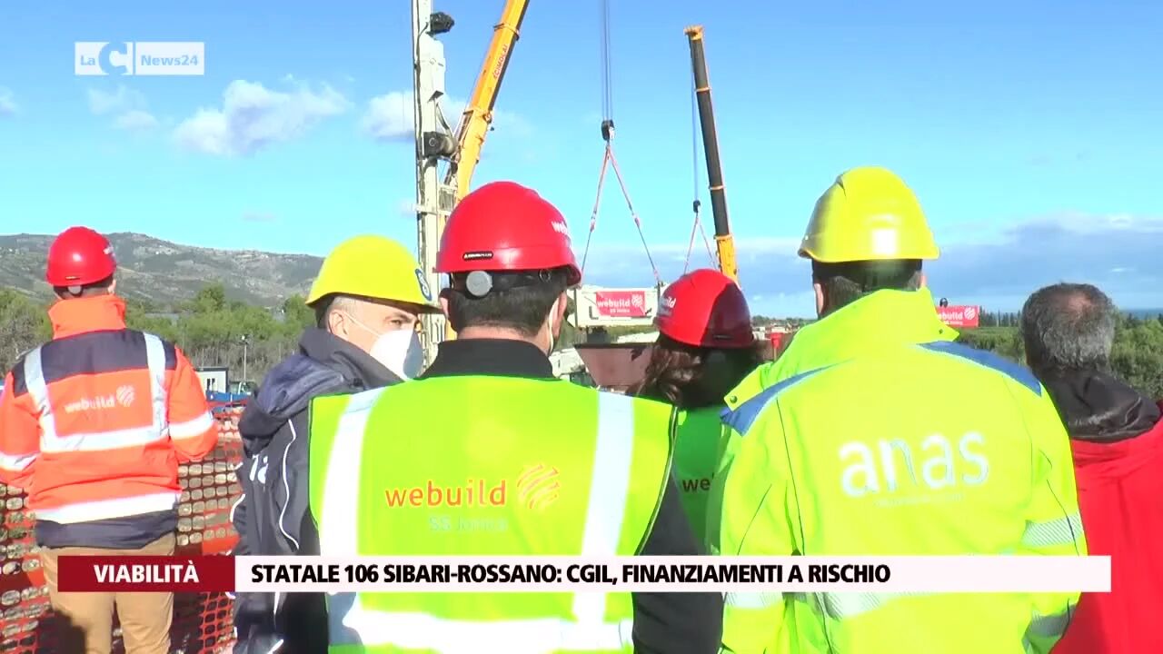 Statale 106 Sibari-Rossano, Cgil: «Finanziamenti a rischio»