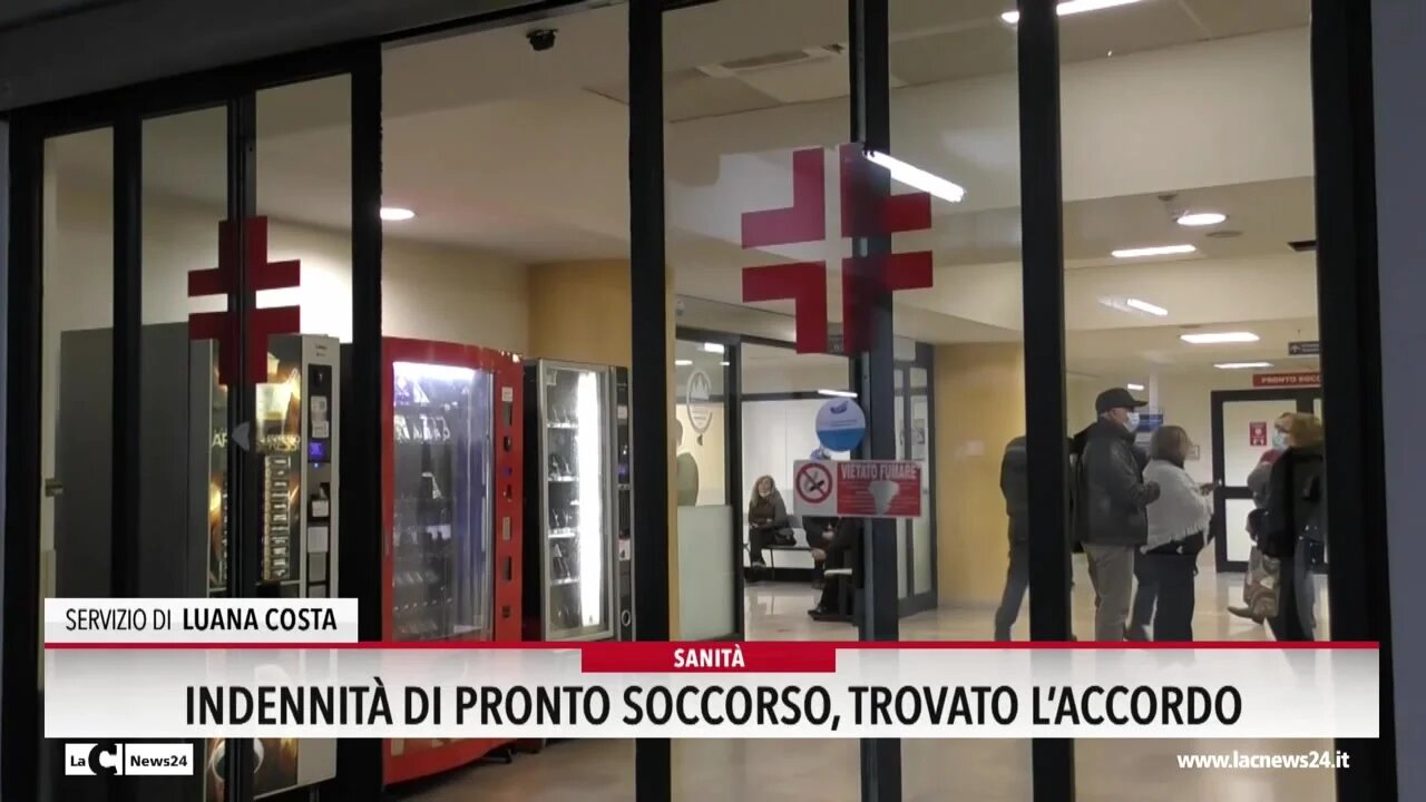 Indennità di Pronto soccorso, trovato l'accordo