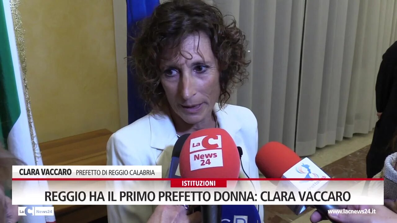 Reggio ha il primo prefetto donna: Clara Vaccaro