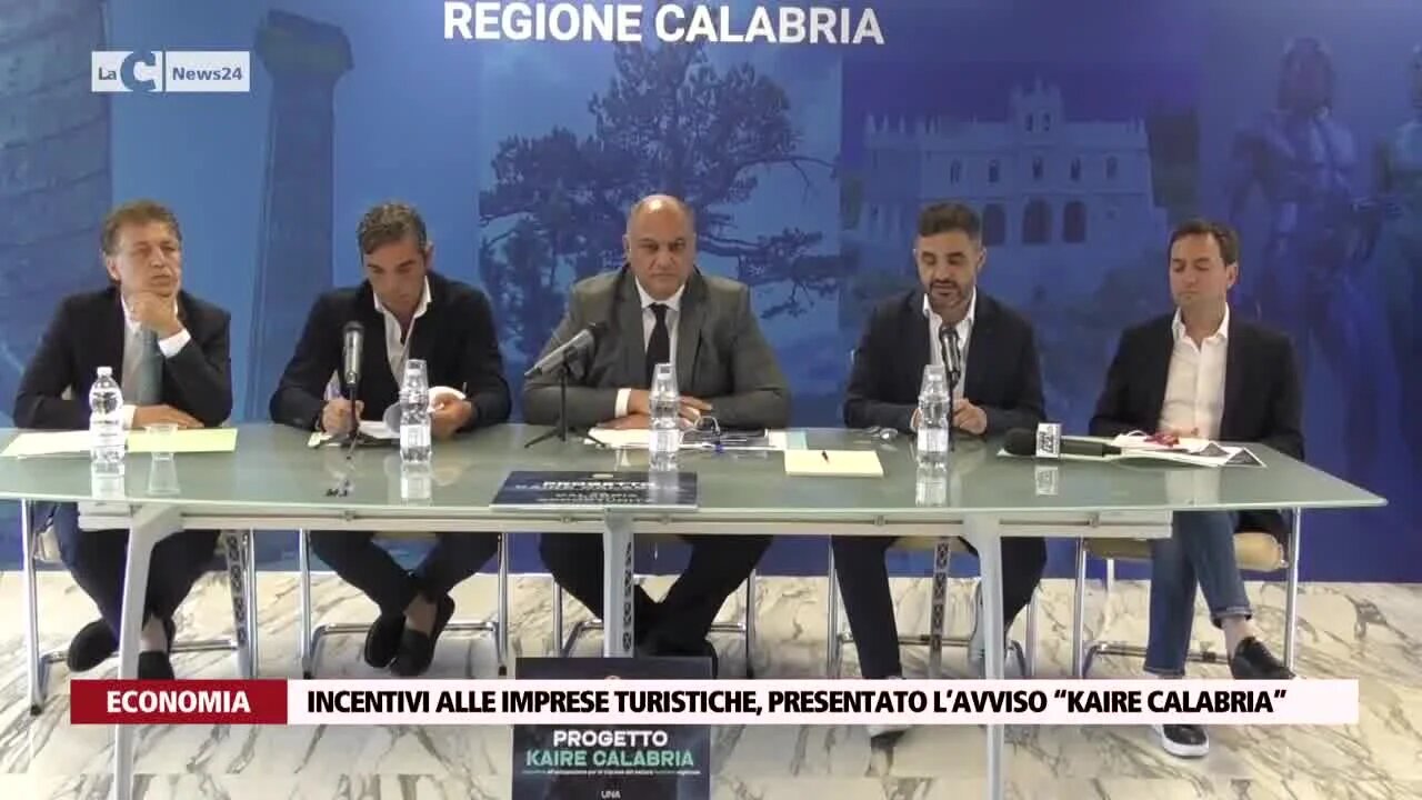 Incentivi alle imprese turistiche, presentato l’avviso di “kaire calabria”