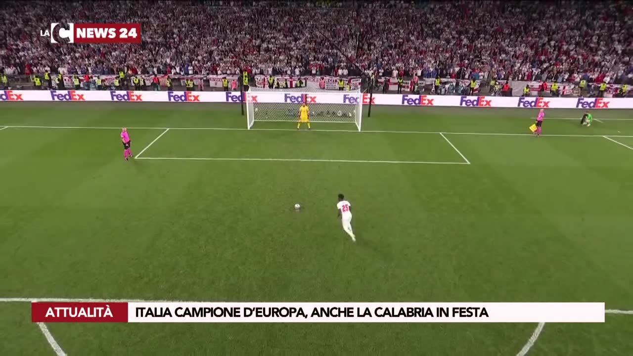 Italia campione d’Europa, anche la Calabria in festa