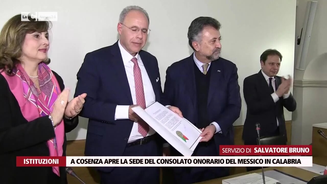 A Cosenza apre la sede del consolato onorario del Messico in Calabria