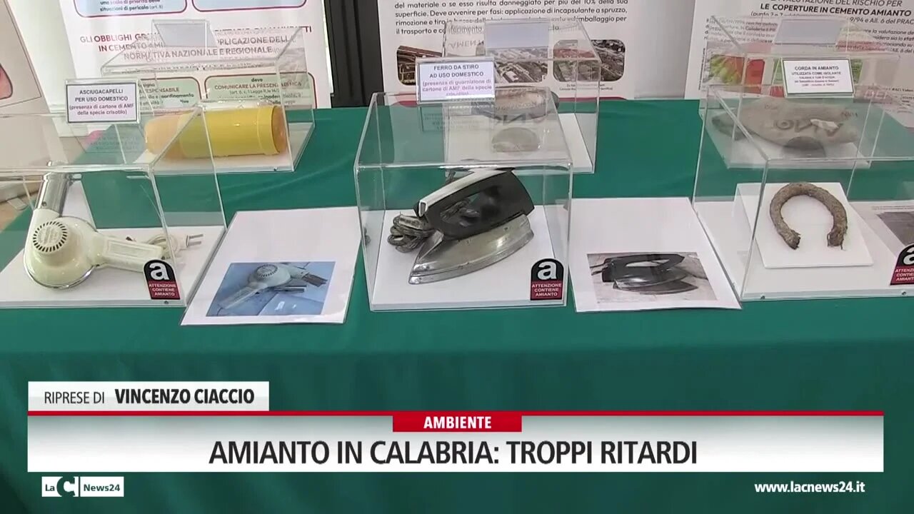 Amianto in Calabria: troppi ritardi