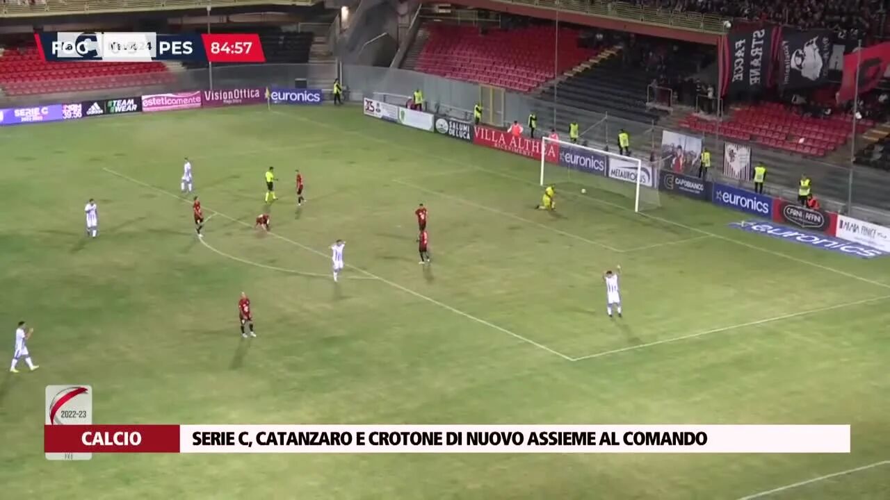 Serie C, Catanzaro e Crotone di nuovo assieme al comando
