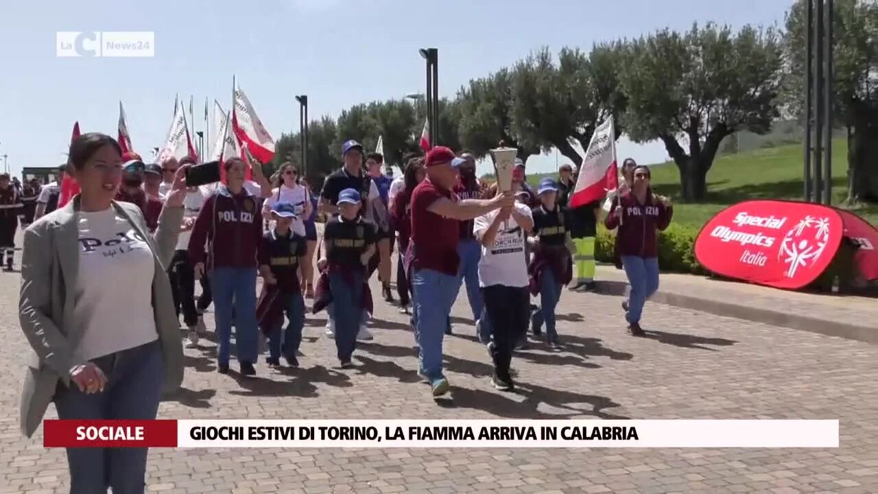 Giochi estivi di Torino, la fiamma arriva in Calabria