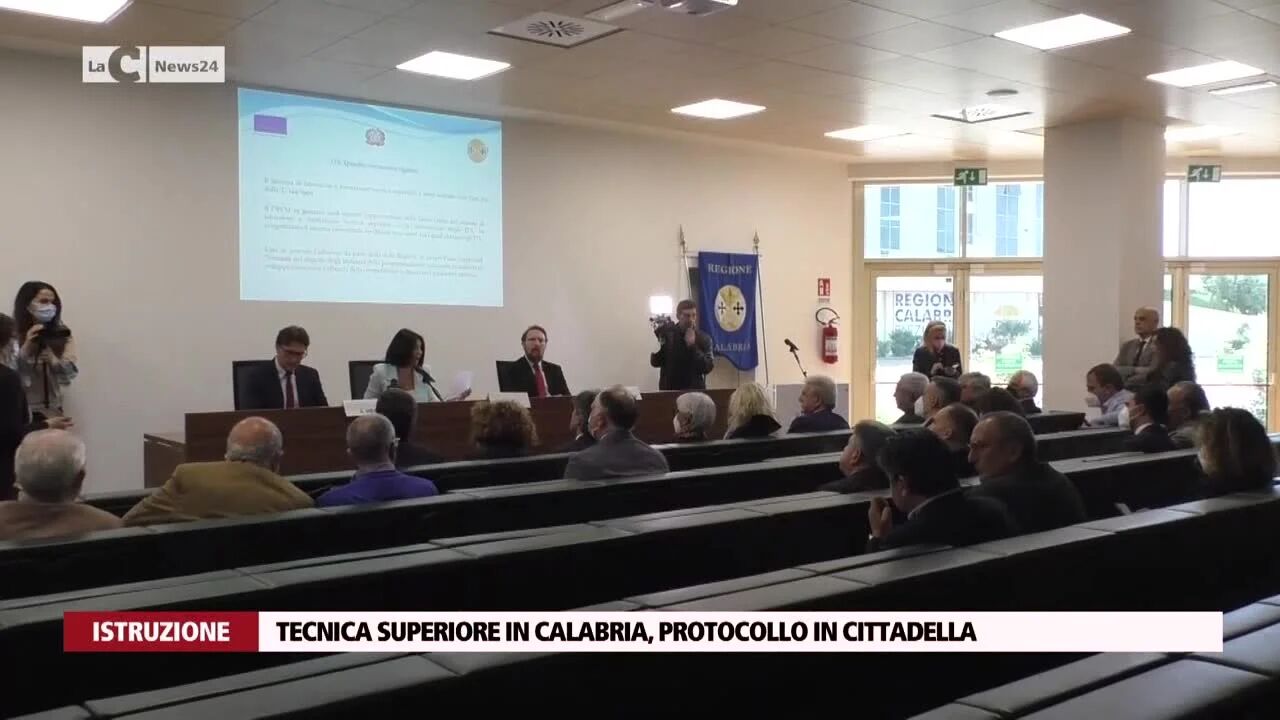 Tecnica superiore in Calabria, protocollo in Cittadella