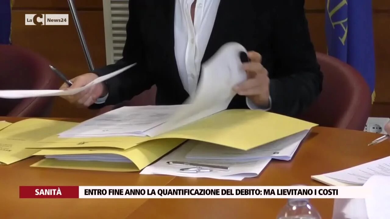 Sanità, entro fine anno la quantificazione del debito: ma lievitano i costi