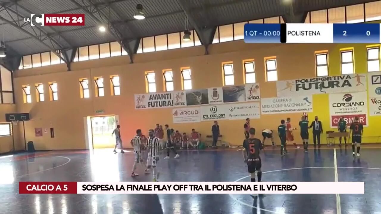 Sospesa la finale play off tra il Polistena e il Viterbo