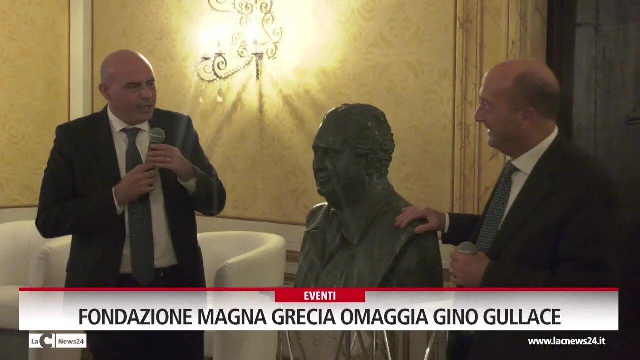 Fondazione Magna Grecia omaggia Gino Gullace