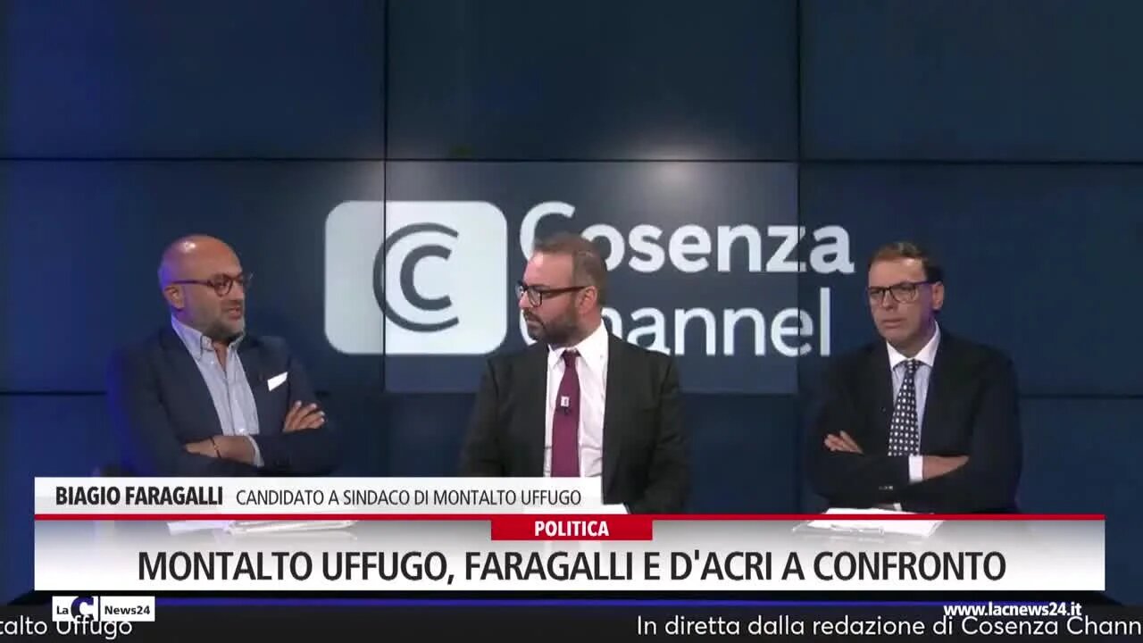 Montalto Uffugo, Faragalli e D'Acri a confronto