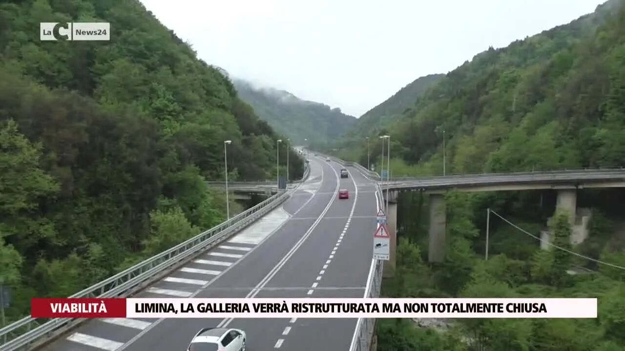 Limina, la galleria verrà ristrutturata ma non totalmente chiusa