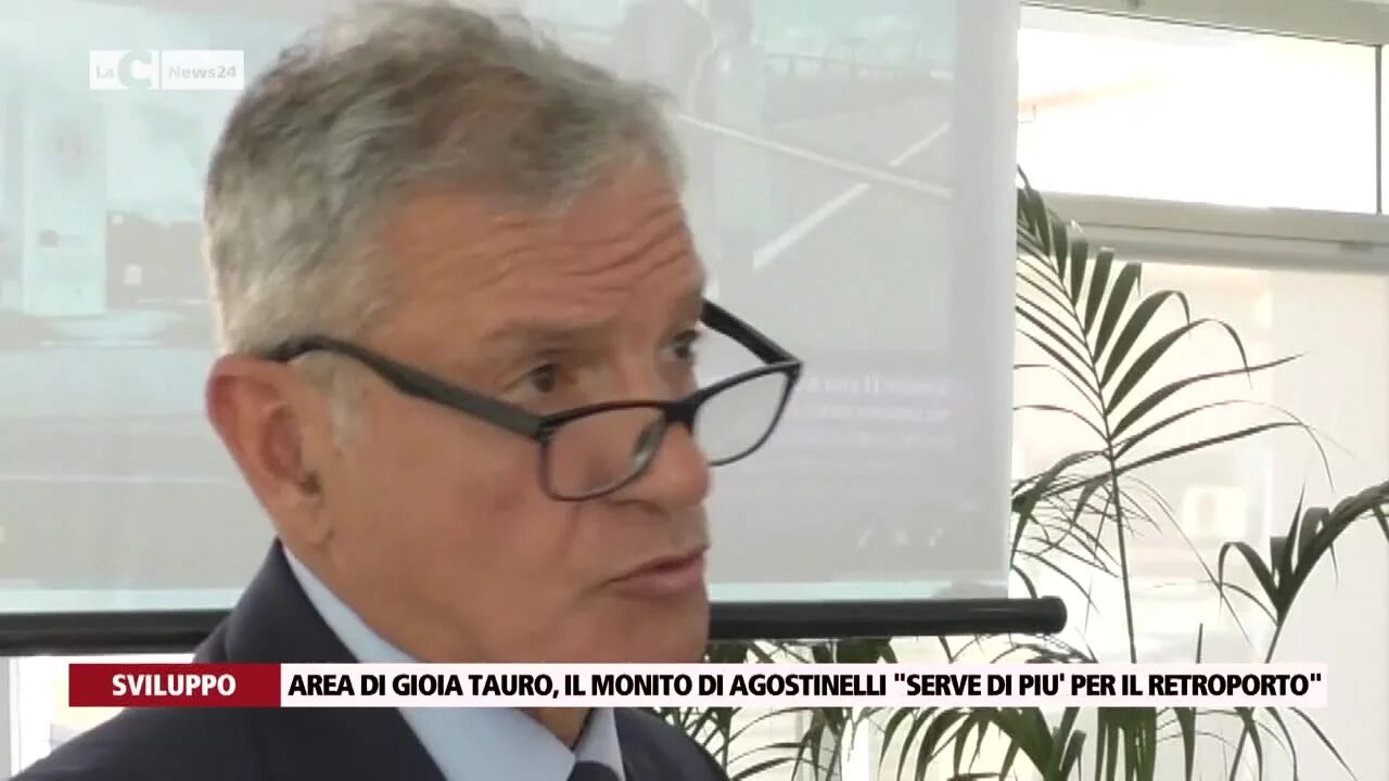 Area di Gioia Tauro, il monito di Agostinelli "Serve di piu' per il retroporto"