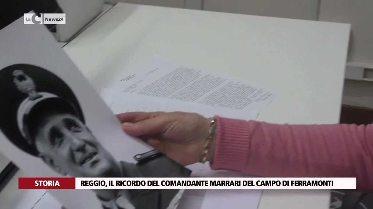 Reggio, il ricordo del comandante Marrari del campo di Ferramonti
