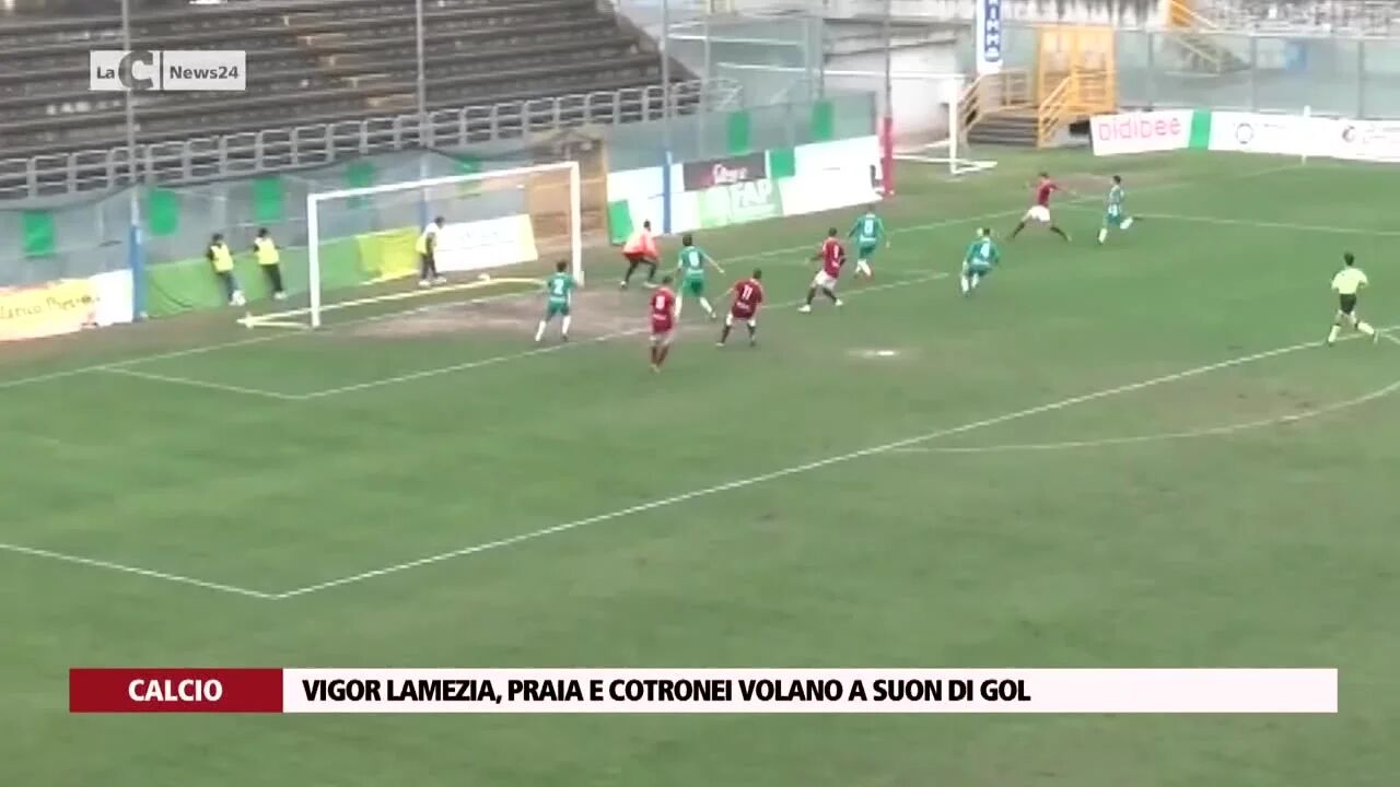 Vigor Lamezia, Praia e Cotronei volano a suon di gol