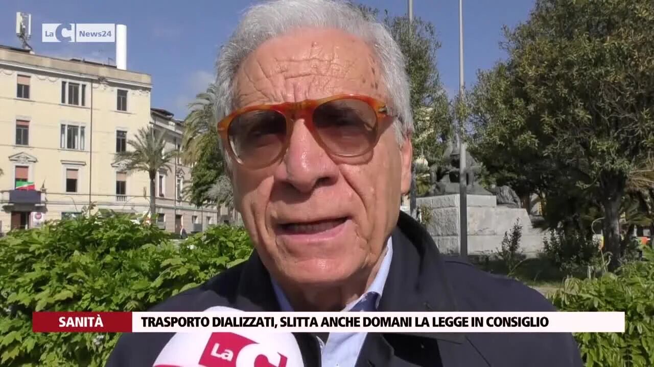 Trasporto dializzati, slitta anche domani la legge in consiglio