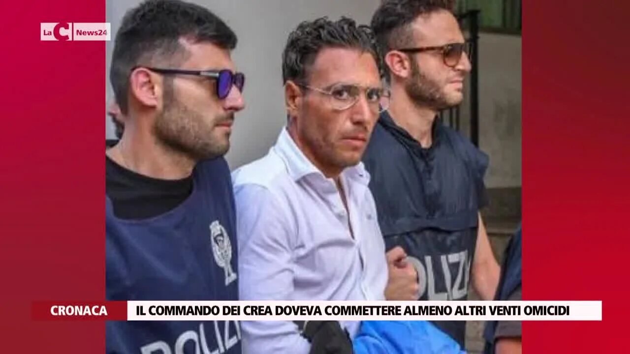 Il commando dei Crea doveva commettere almeno altri venti omicidi