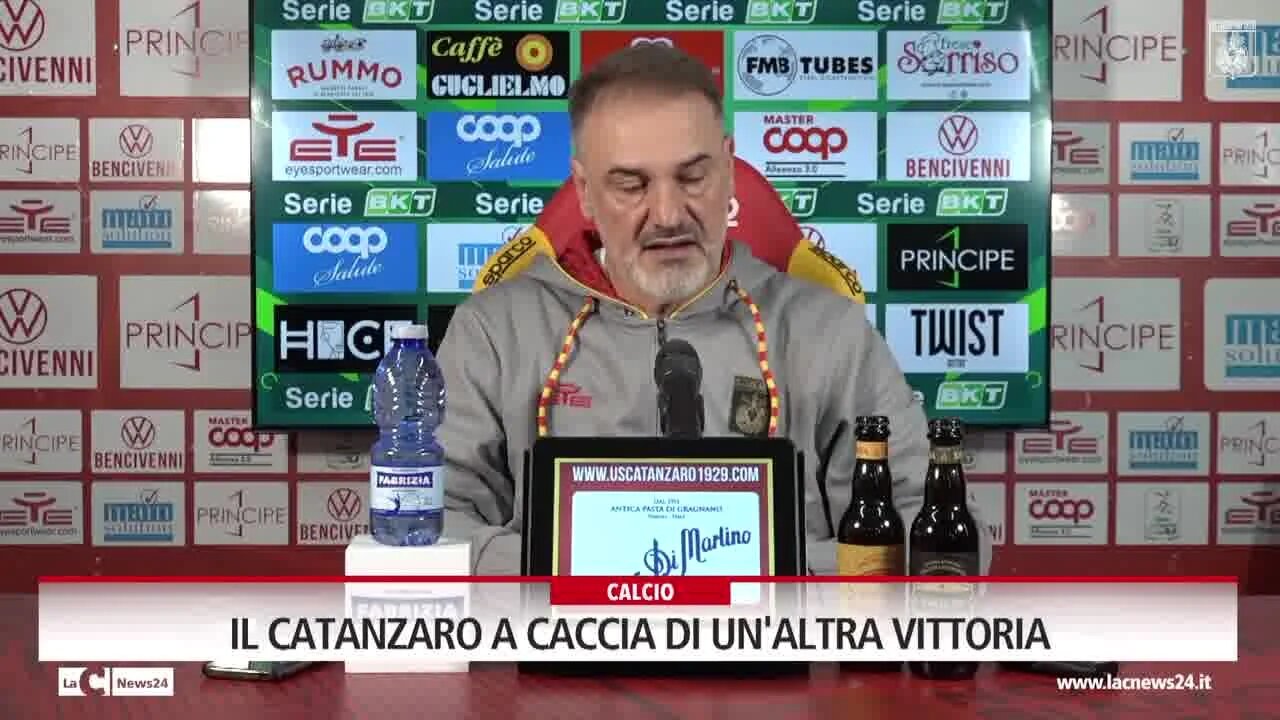 Il Catanzaro a caccia di un'altra vittoria