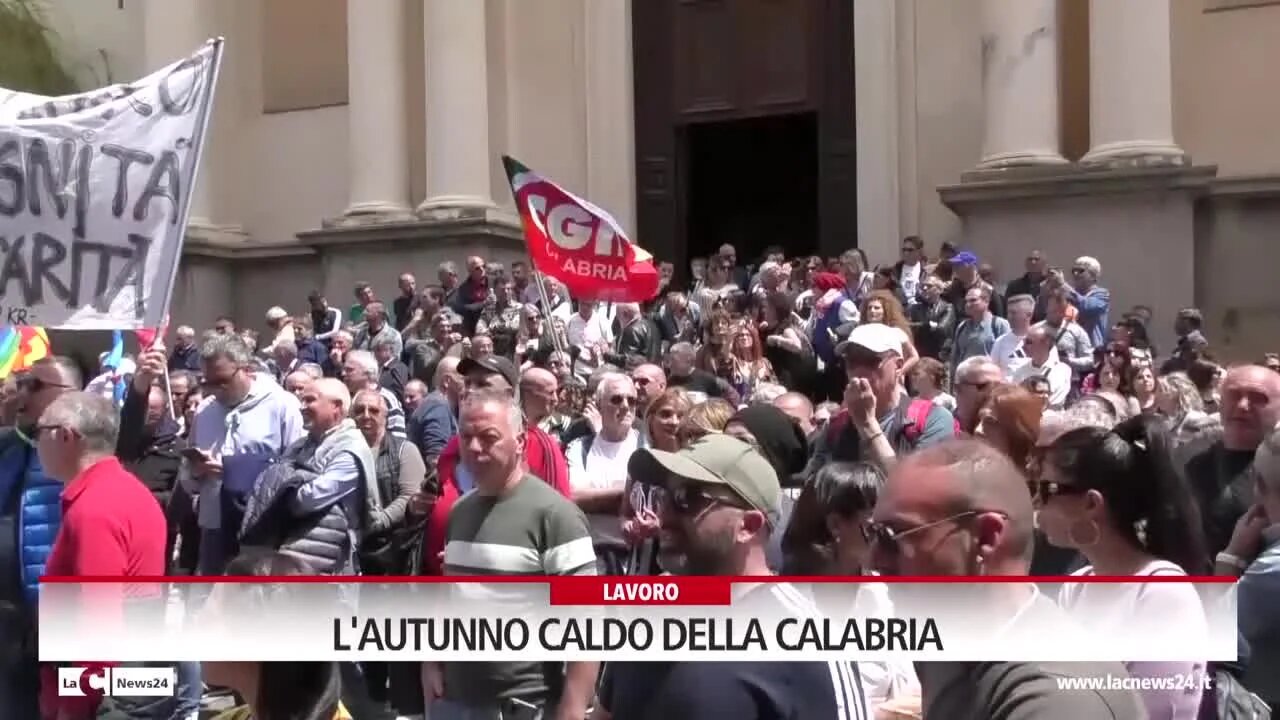 L'autunno caldo della Calabria