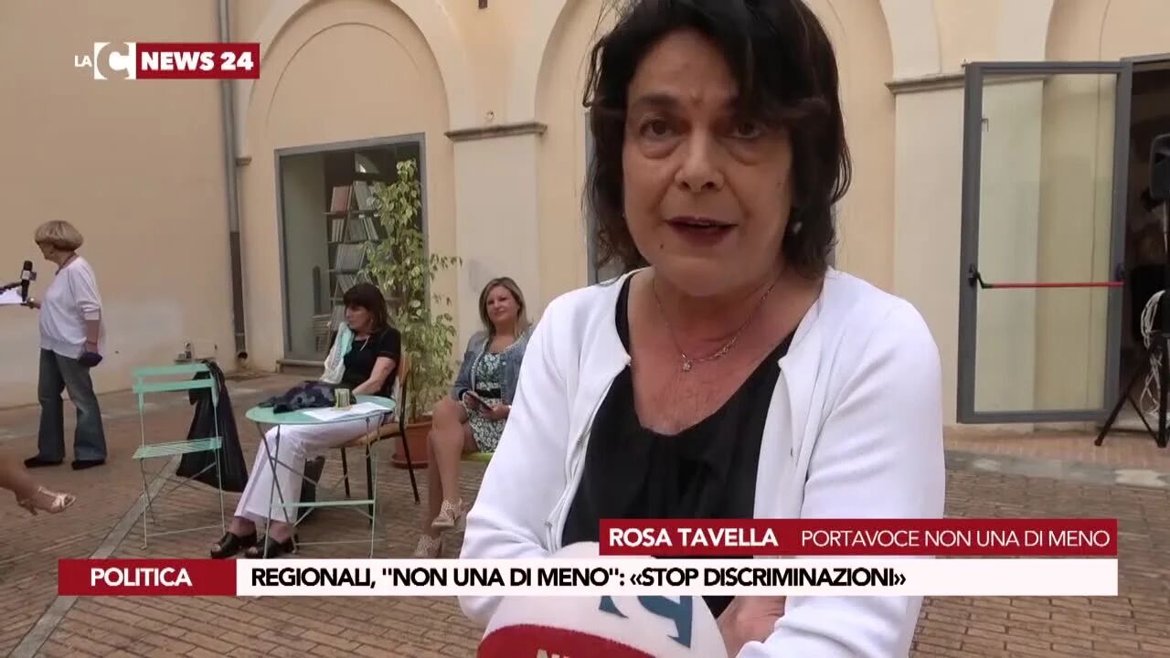 Regionali, "Non una di meno": «Stop discriminazioni»