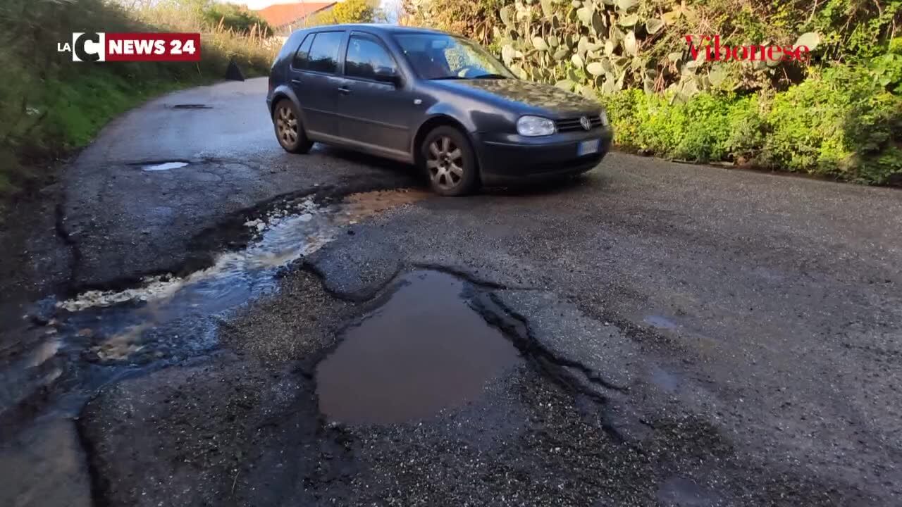 Viabilità, dissestata la strada Ricadi-Drapia 