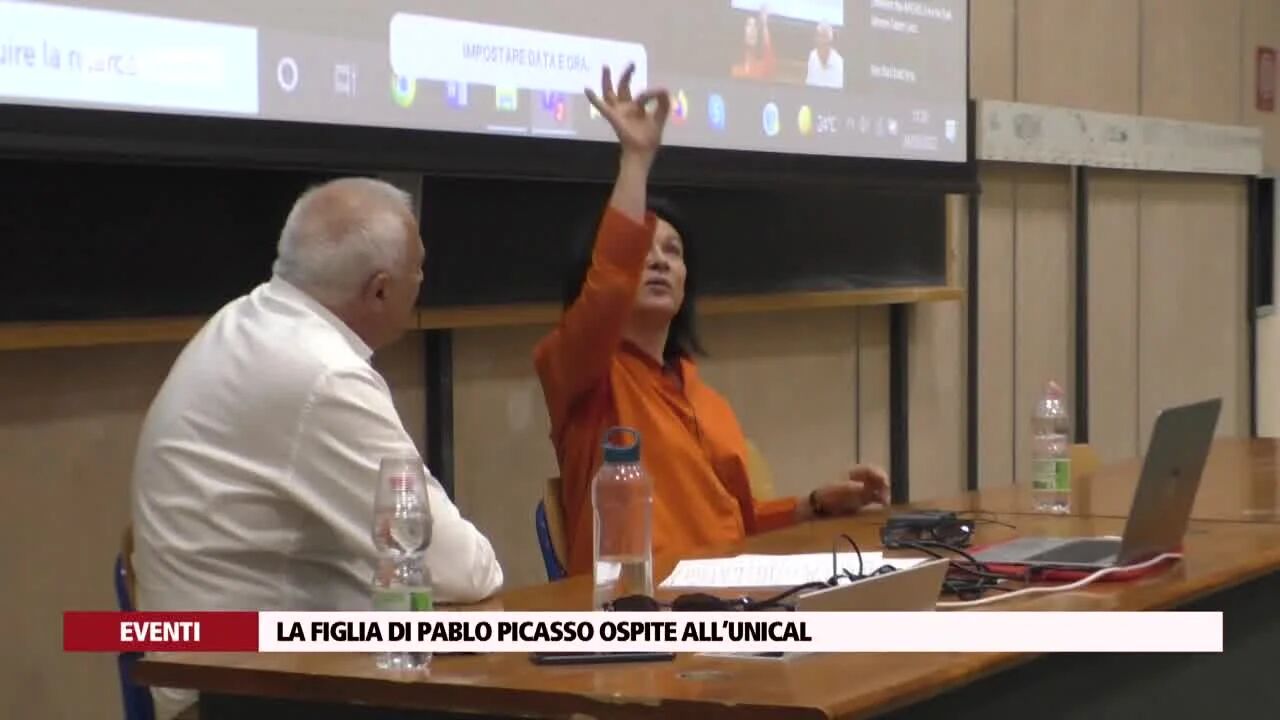 La figlia di Pablo Picasso ospite all’Unical