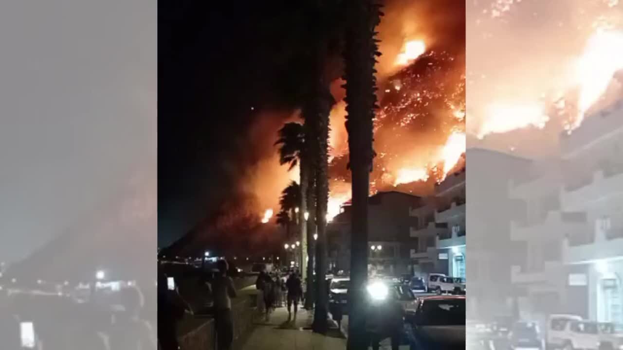 Inferno di fuoco a Bagnara