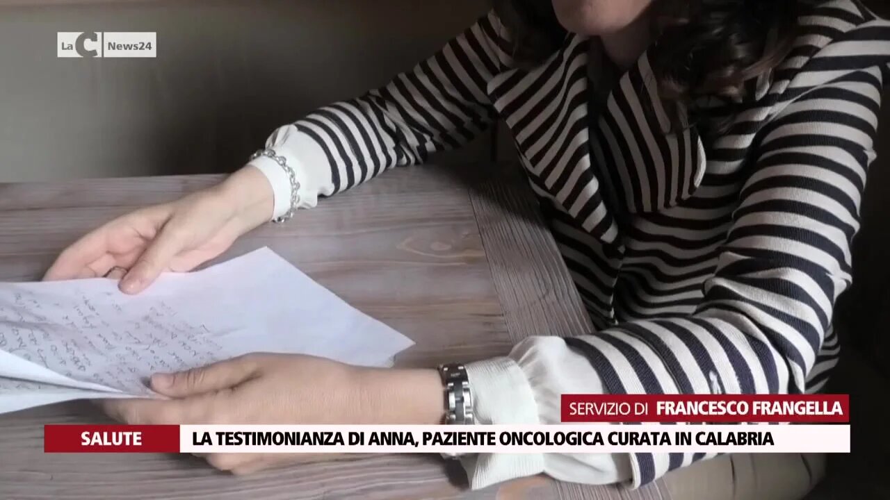 La testimonianza di Anna, paziente oncologica curata in Calabria