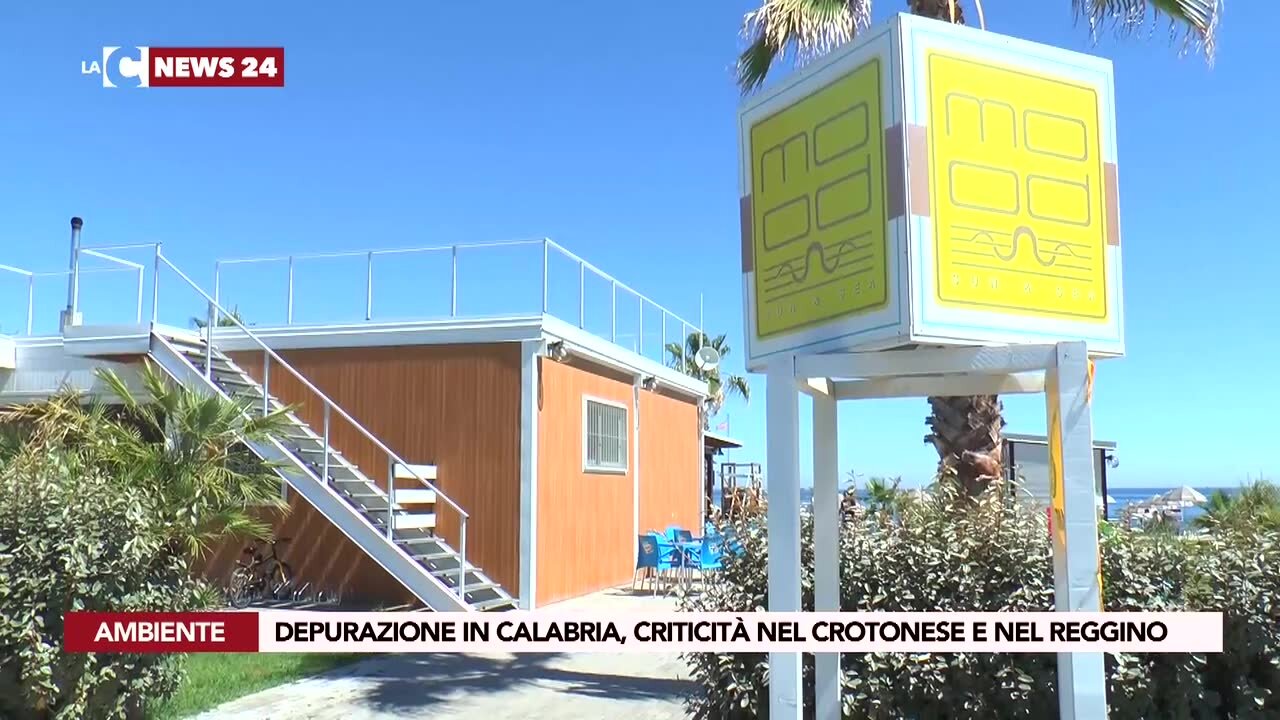 Depurazione in Calabria, criticità nel crotonese e nel reggino