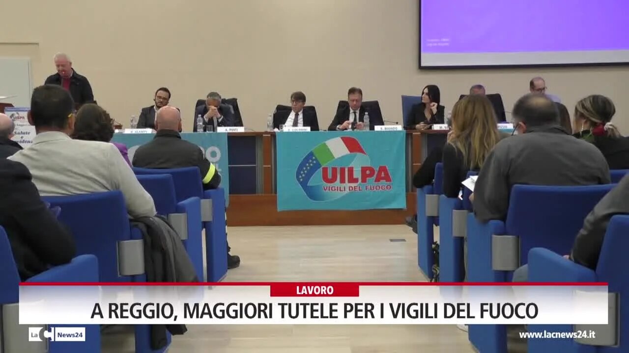 A Reggio, maggiori tutele per i vigili del fuoco