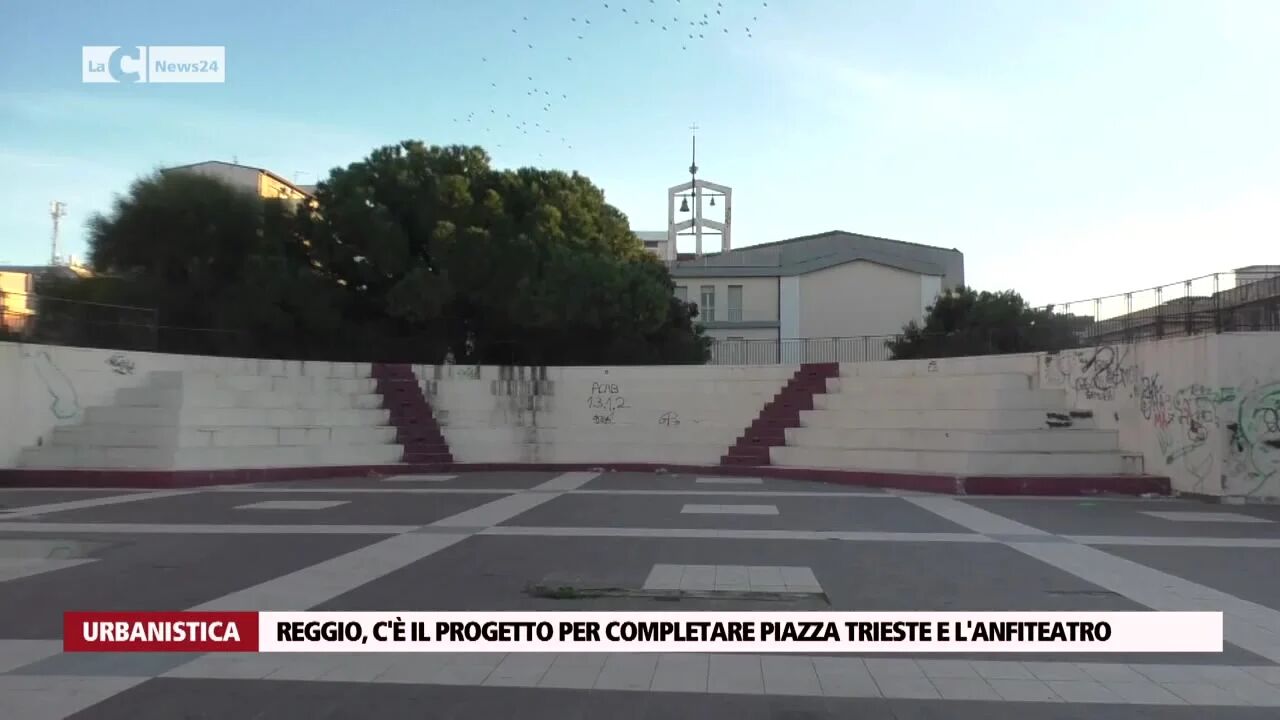 Reggio, c'è il progetto per completare piazza Trieste e l'anfiteatro