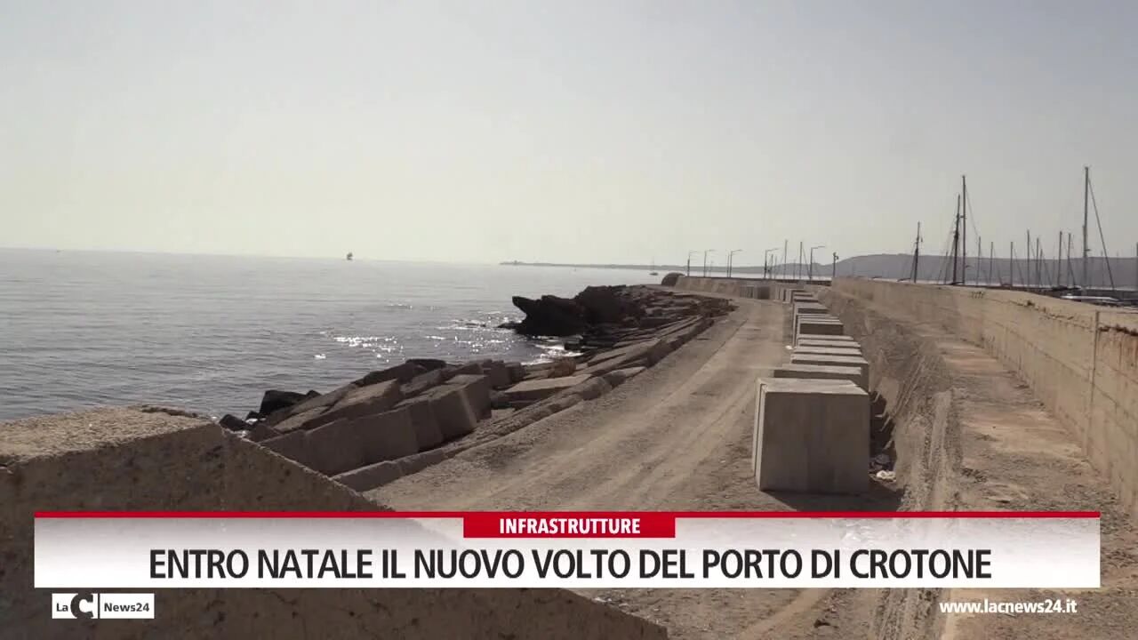 Entro Natale il nuovo volto del porto di Crotone