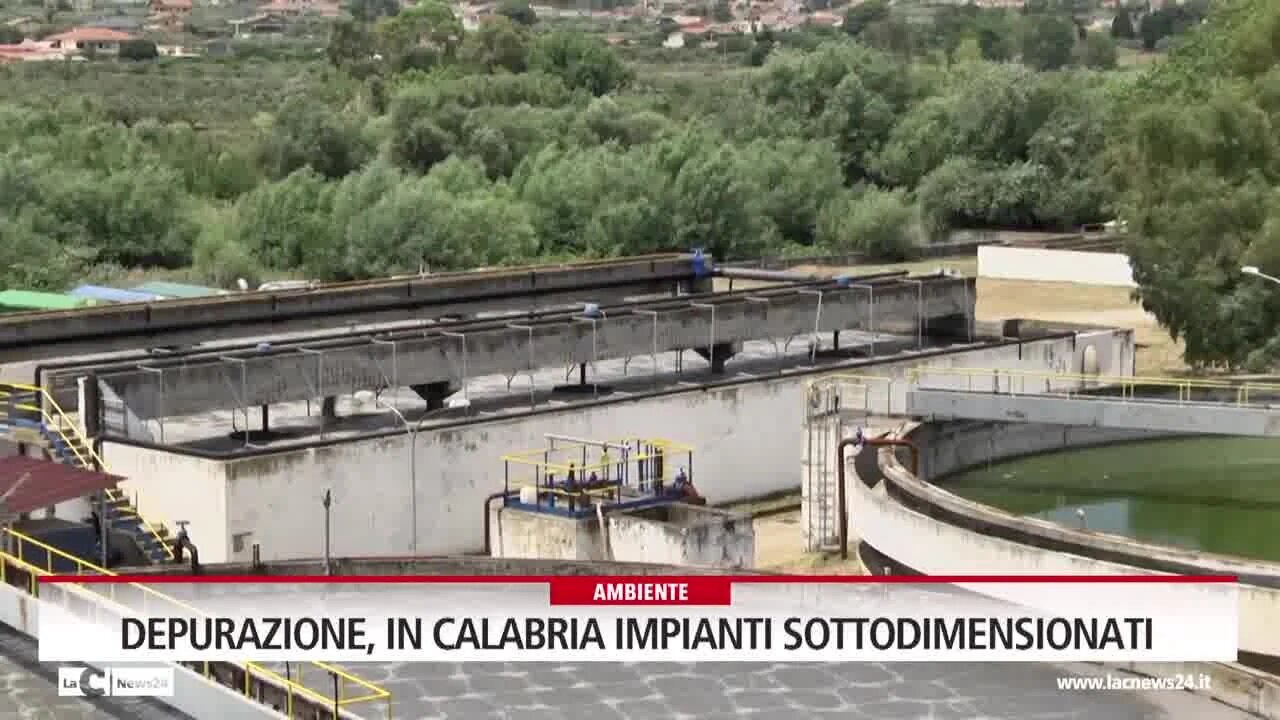 Depurazione, in Calabria impianti sottodimensionati