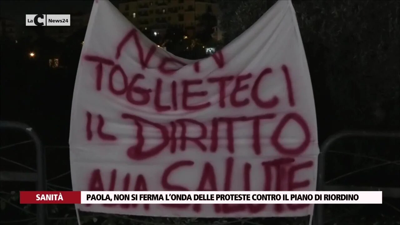 Paola, non si ferma l’onda delle proteste contro il piano di riordino