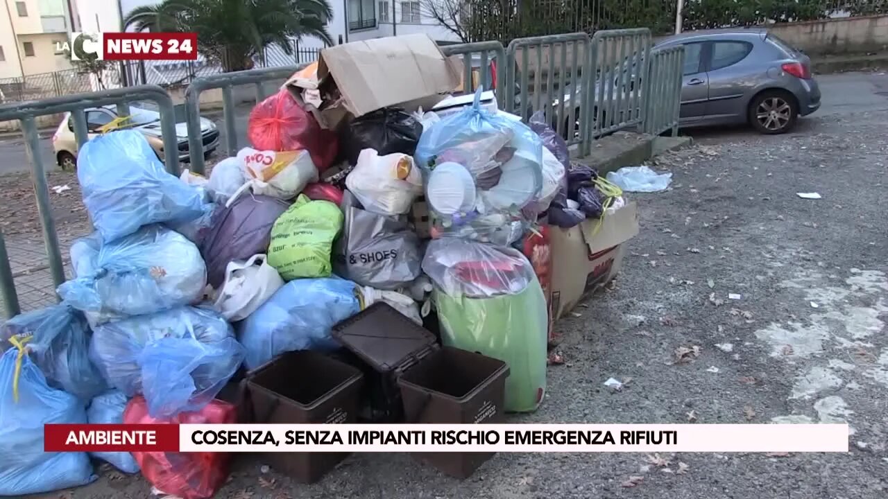 Cosenza, senza impianti rischio emergenza rifiuti