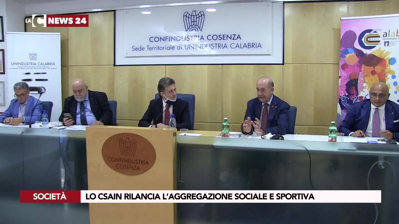 Lo Csain rilancia l’aggregazione sociale e sportiva