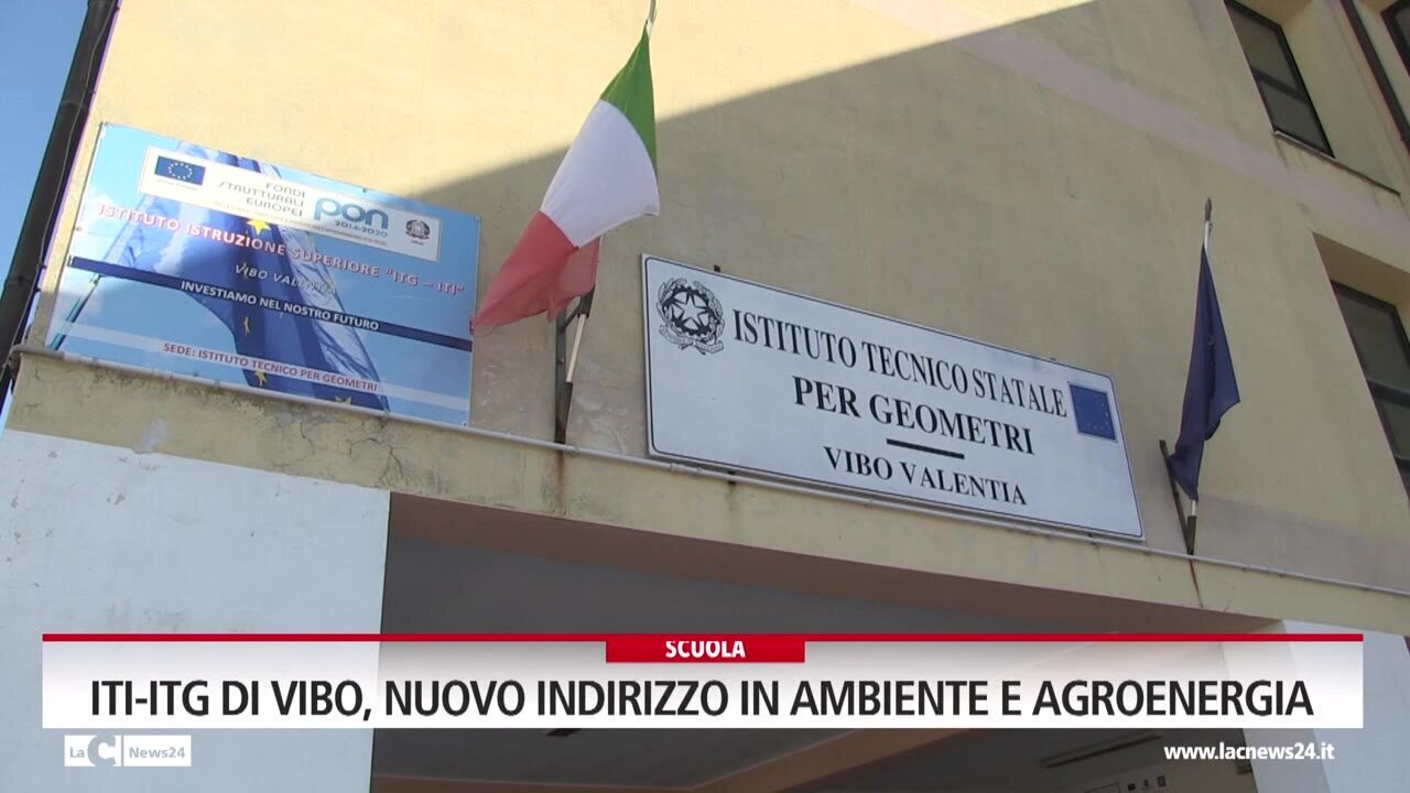 Iti-itg di Vibo, nuovo indirizzo in ambiente e agroenergia