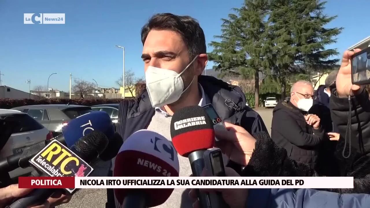 Nicola Irto ufficializza la sua candidatura alla guida del Pd