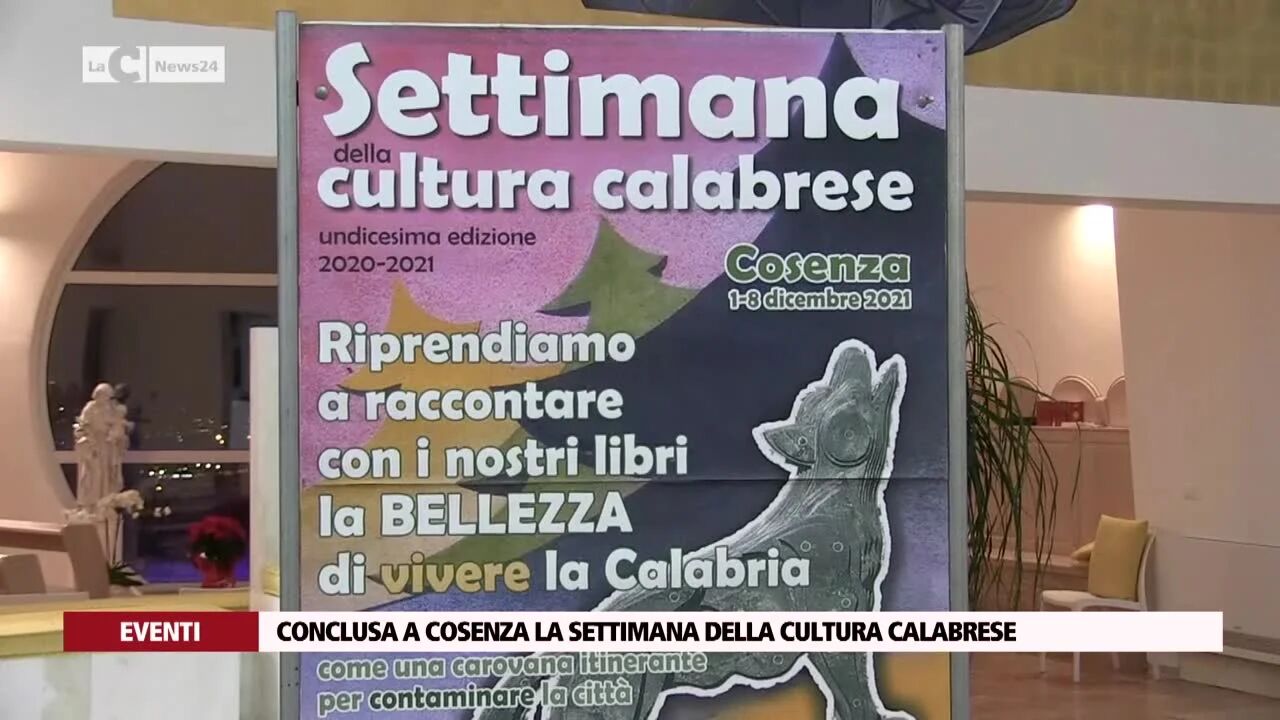 Conclusa a Cosenza la settimana della cultura calabrese