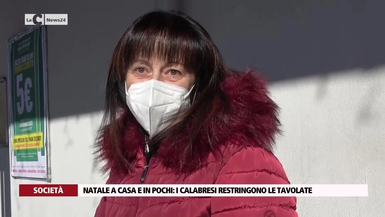 Natale a casa e in pochi: i calabresi restringono le tavolate