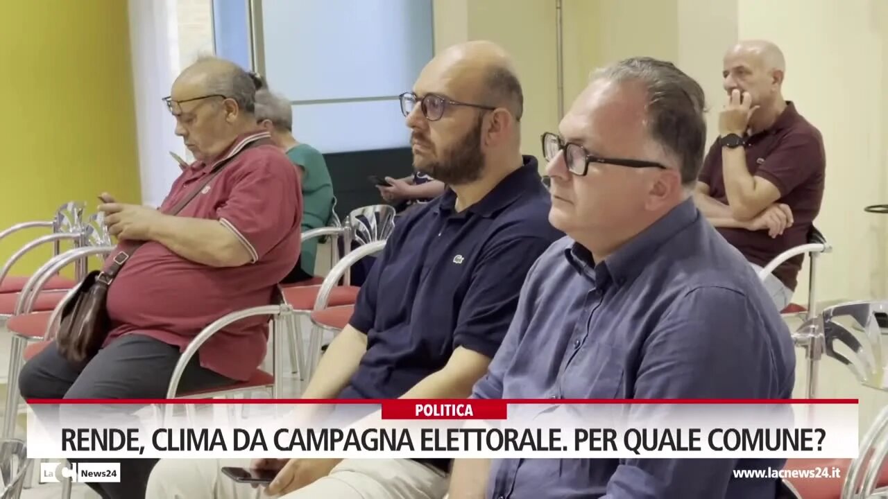 Rende, clima da campagna elettorale. Per quale Comune?