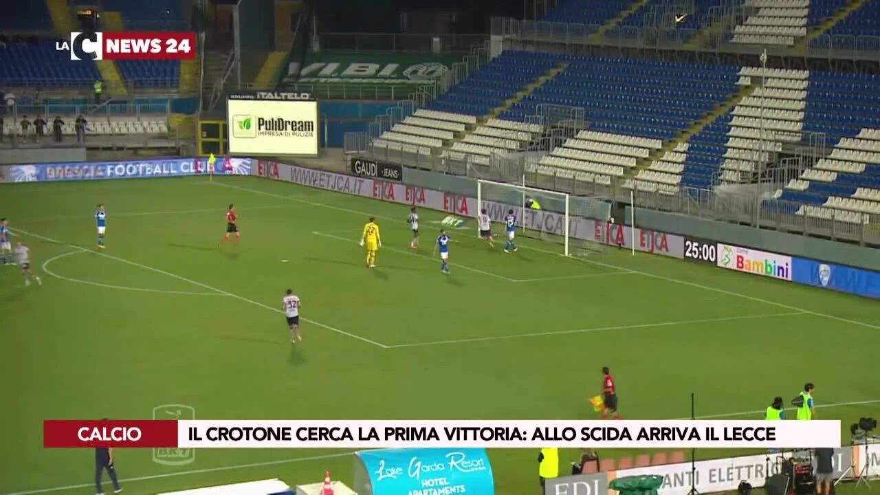 Il Crotone cerca la prima vittoria: allo Scida arriva il Lecce