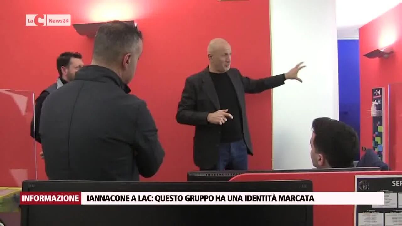 Iannacone a LaC: questo gruppo ha una identità marcata