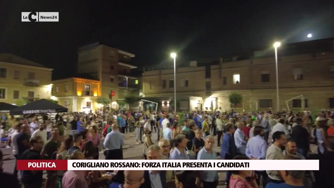 Corigliano Rossano: Forza Italia presenta i candidati