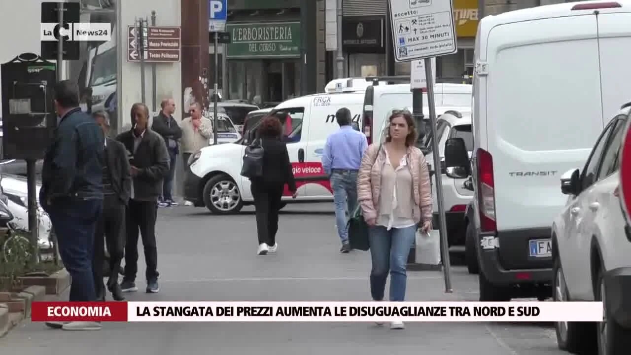 La stangata dei prezzi aumenta le disuguaglianze tra Nord e Sud