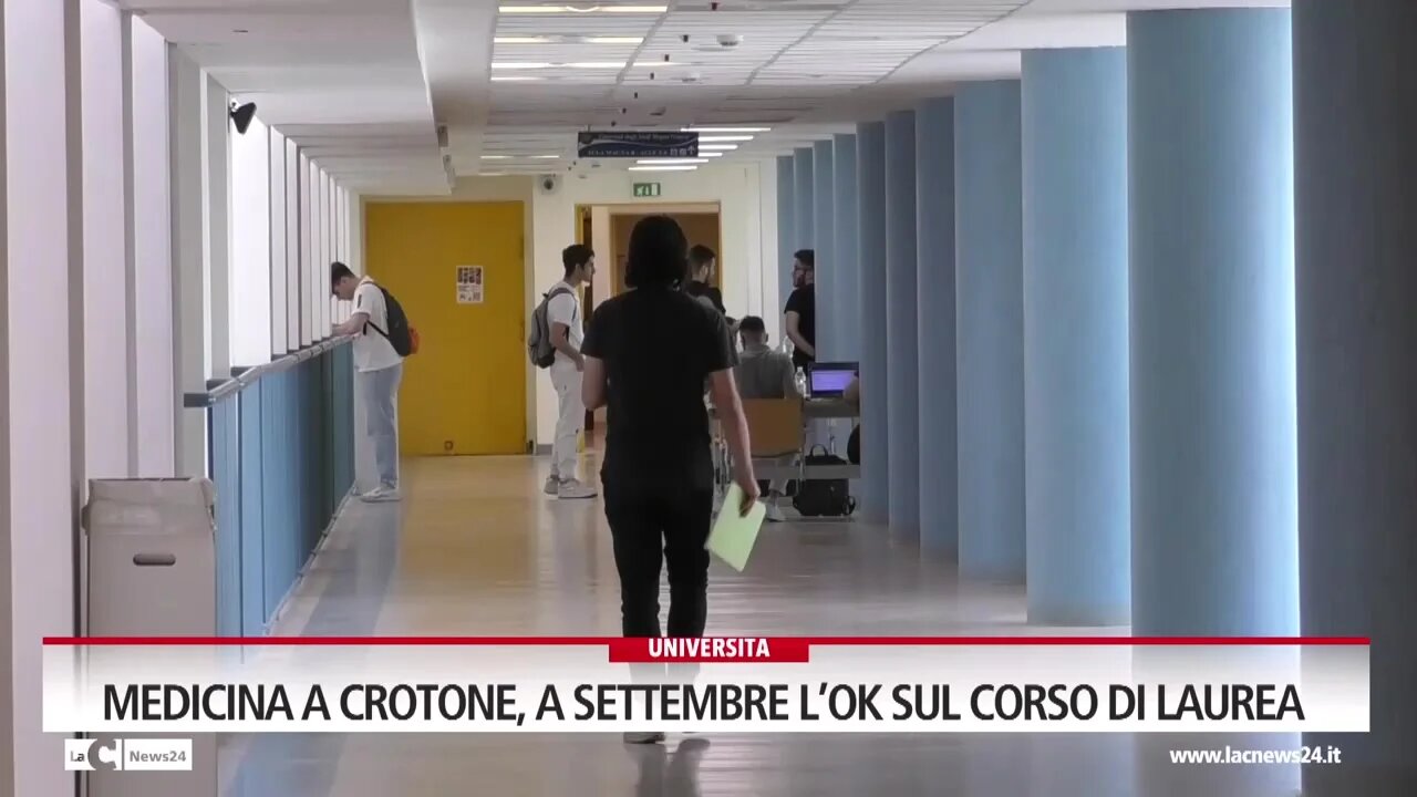 Medicina a Crotone, a settembre l’ok sul corso di laurea