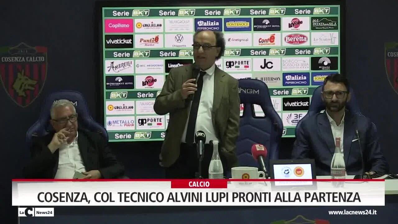 Cosenza, col tecnico Alvini Lupi pronti alla partenza