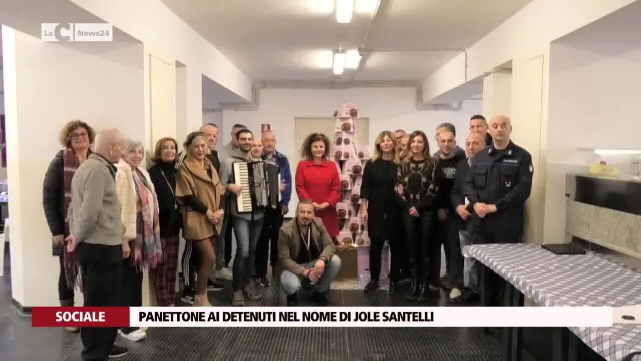 Panettone ai detenuti nel nome di Jole Santelli
